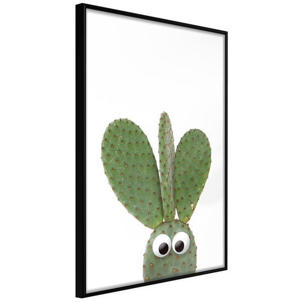 Inramad Poster / Tavla - Funny Cactus III-Poster Inramad-Artgeist-20x30-Svart ram-peaceofhome.se