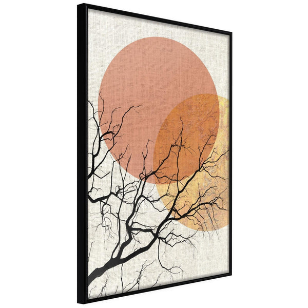 Inramad Poster / Tavla - Gloomy Tree-Poster Inramad-Artgeist-20x30-Svart ram-peaceofhome.se