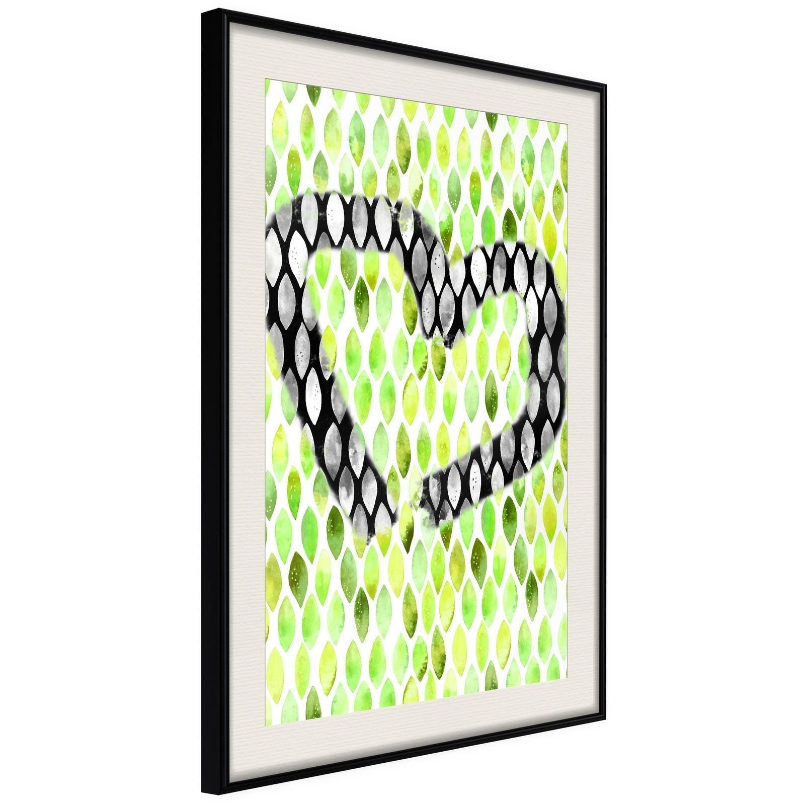 Inramad Poster / Tavla - I Love Limes-Poster Inramad-Artgeist-20x30-Svart ram med passepartout-peaceofhome.se