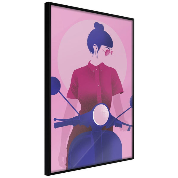 Inramad Poster / Tavla - Independent Girl-Poster Inramad-Artgeist-20x30-Svart ram-peaceofhome.se
