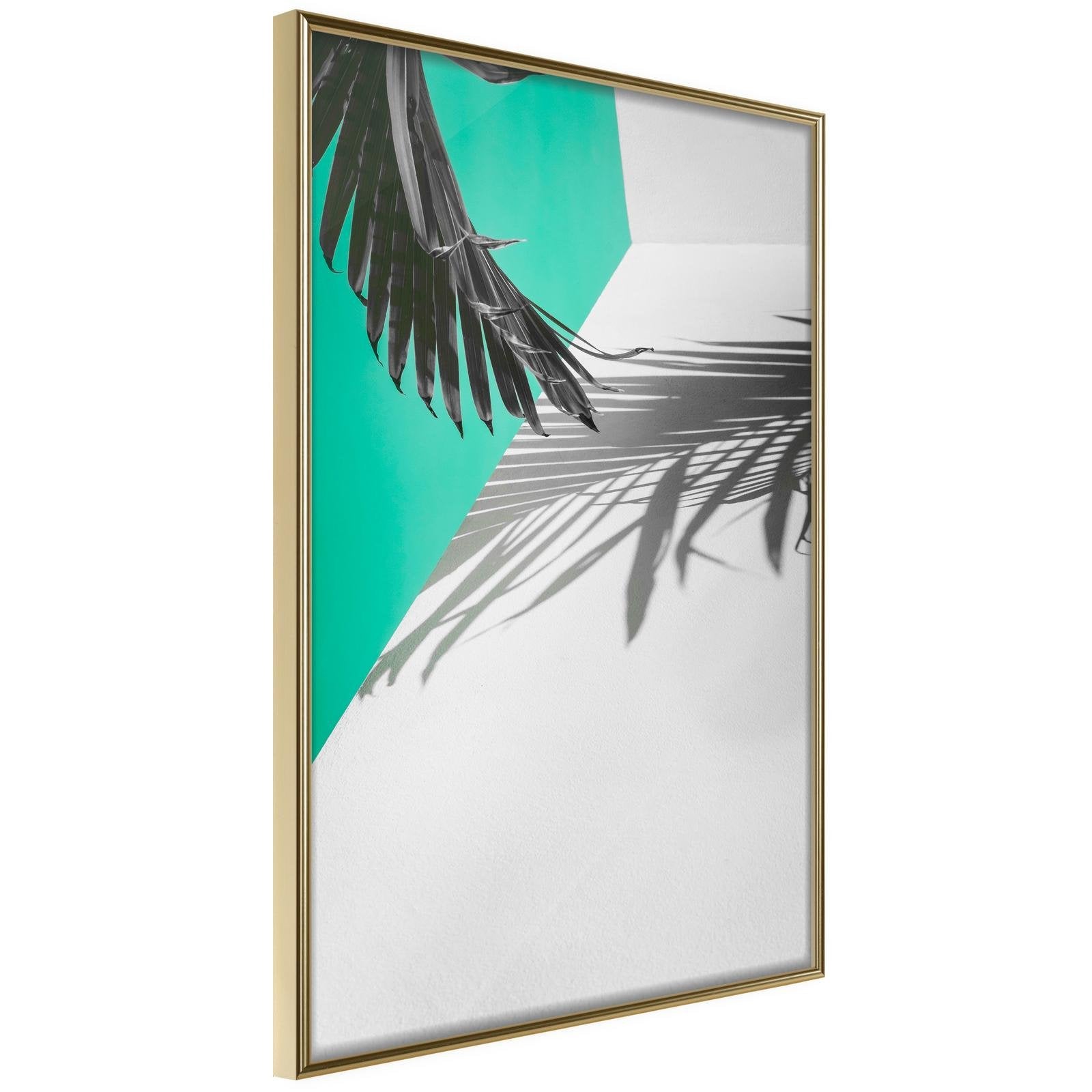 Inramad Poster / Tavla - Leaves or Wings?-Poster Inramad-Artgeist-20x30-Guldram-peaceofhome.se