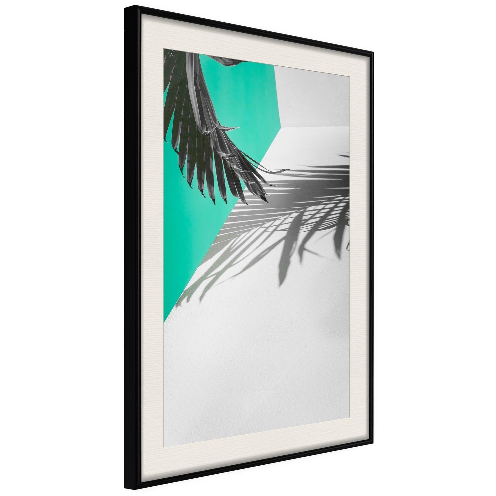 Inramad Poster / Tavla - Leaves or Wings?-Poster Inramad-Artgeist-20x30-Svart ram med passepartout-peaceofhome.se