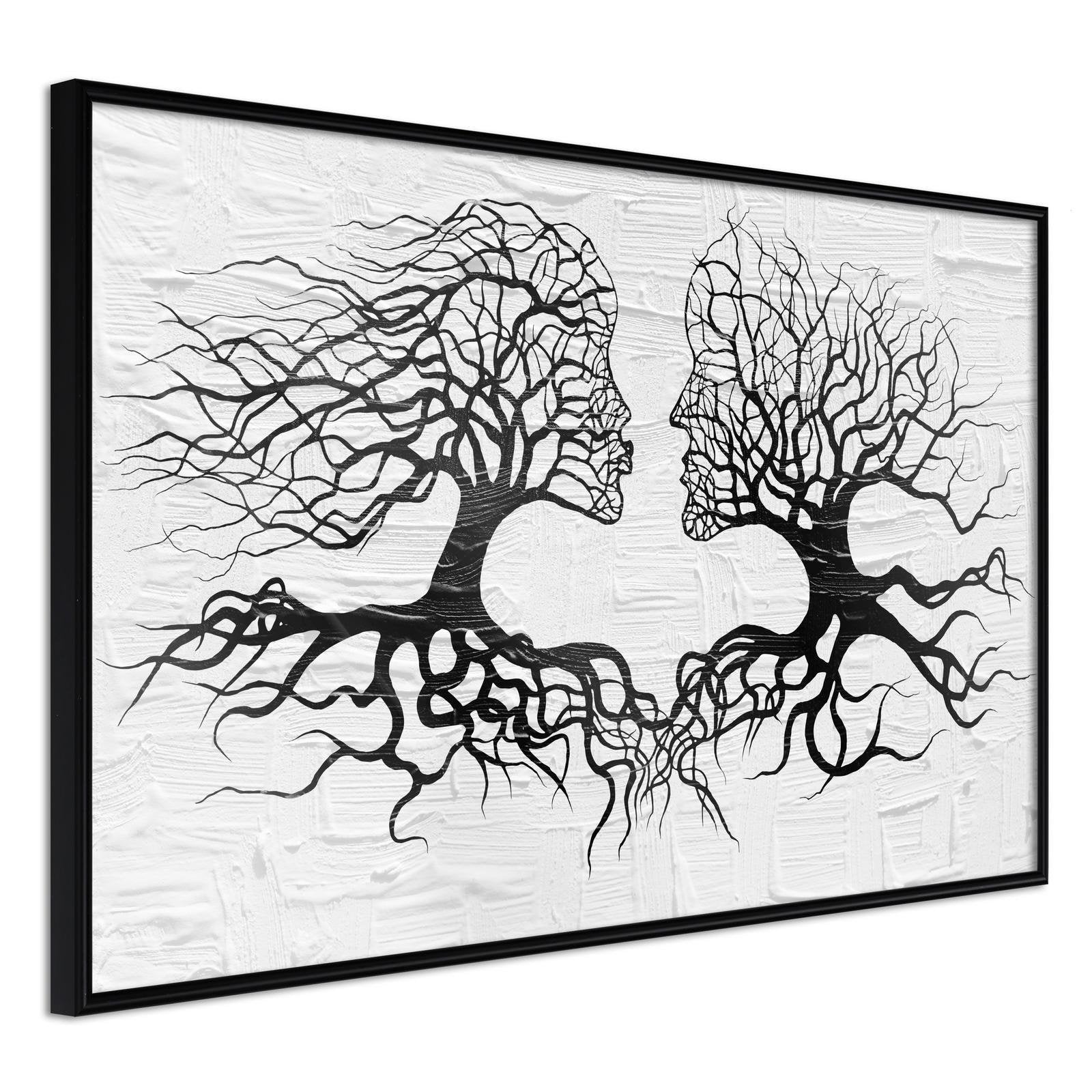 Inramad Poster / Tavla - Like the Old Trees-Poster Inramad-Artgeist-30x20-Svart ram-peaceofhome.se