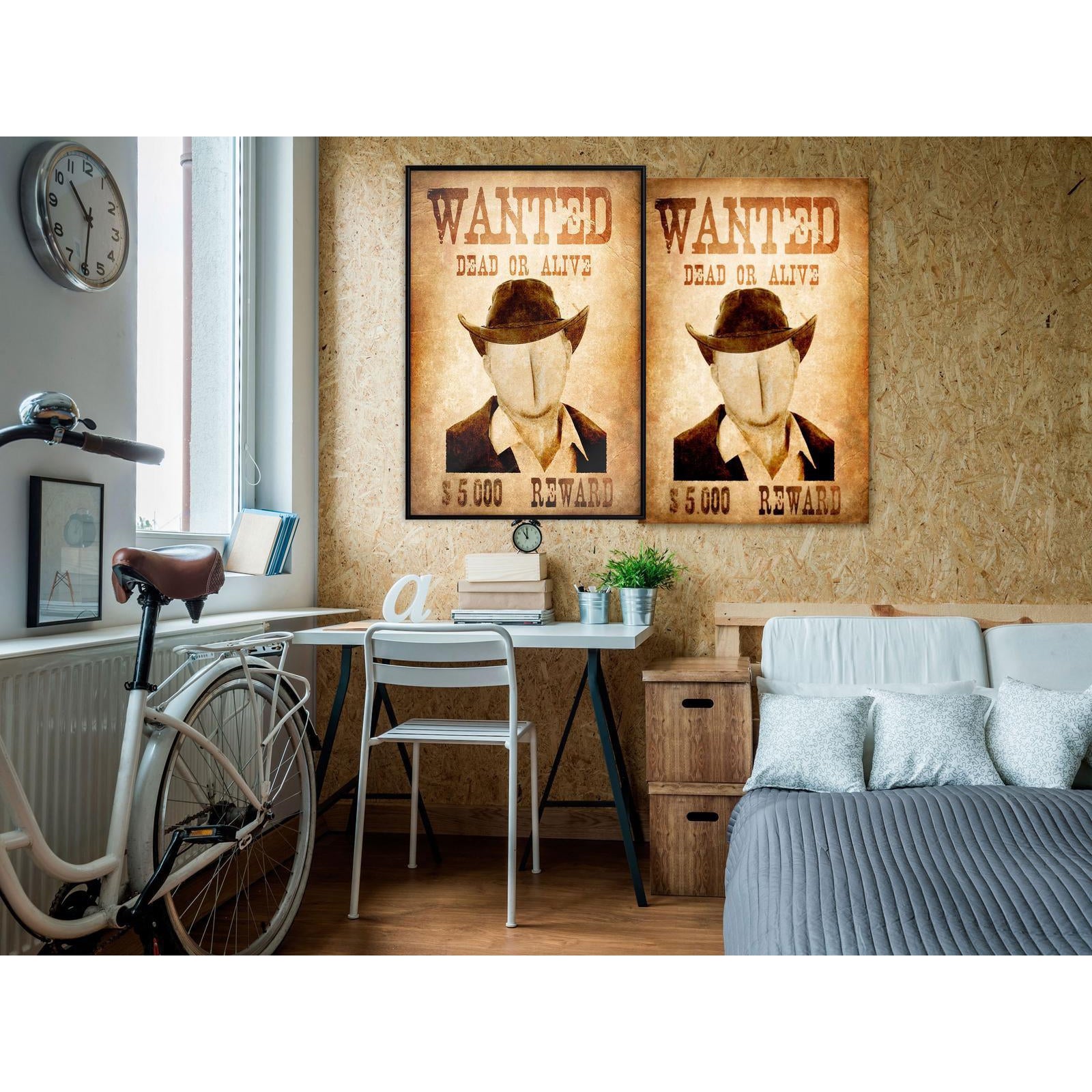 Inramad Poster / Tavla - Long Time Ago in the Wild West-Poster Inramad-Artgeist-peaceofhome.se