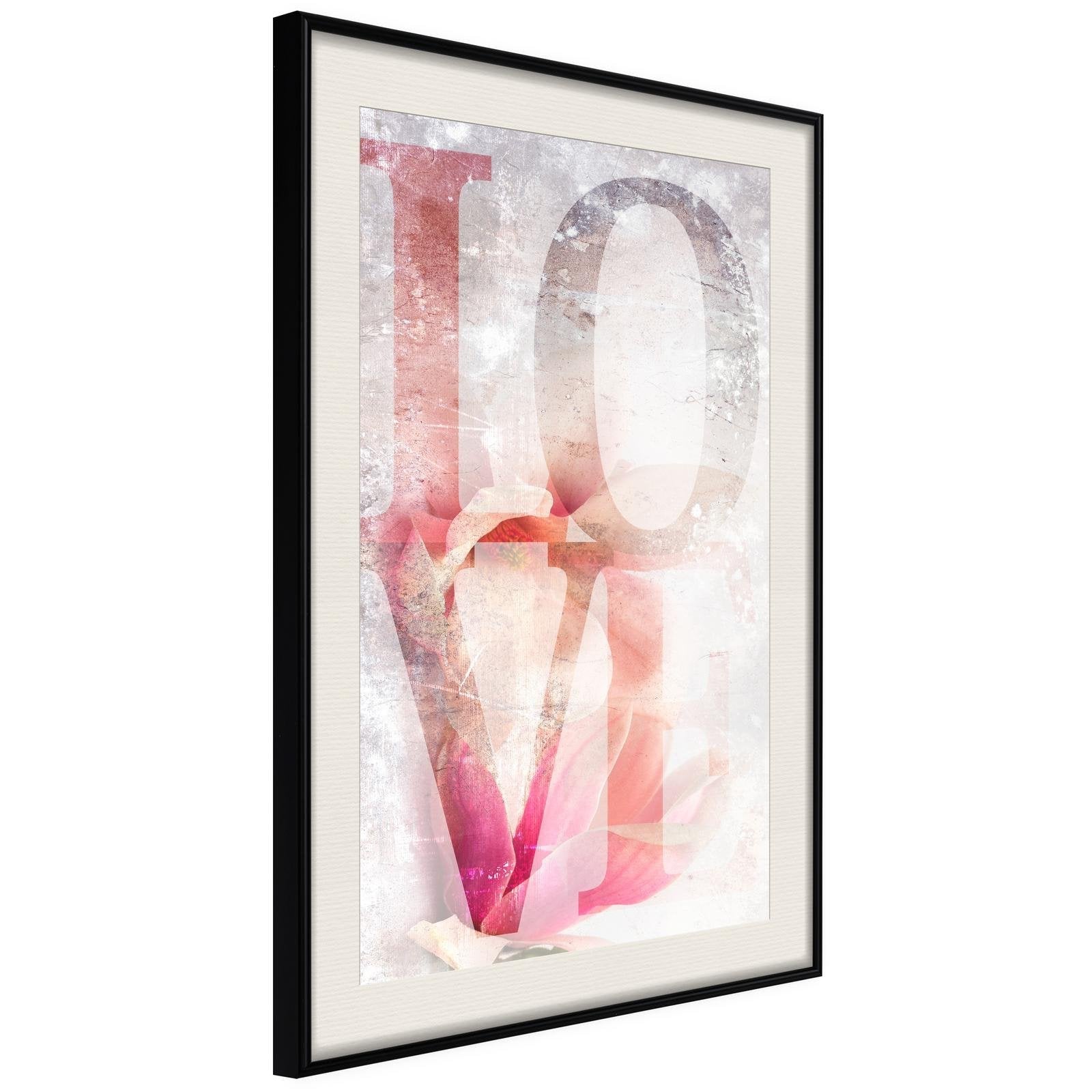 Inramad Poster / Tavla - Love II-Poster Inramad-Artgeist-20x30-Svart ram med passepartout-peaceofhome.se