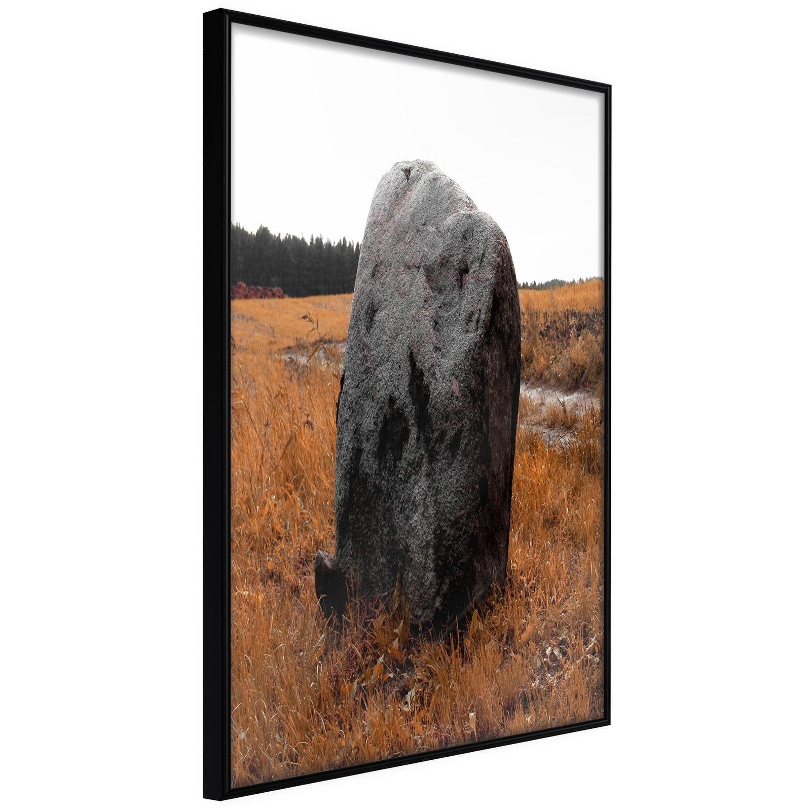 Inramad Poster / Tavla - Meeting Stone-Poster Inramad-Artgeist-20x30-Svart ram-peaceofhome.se