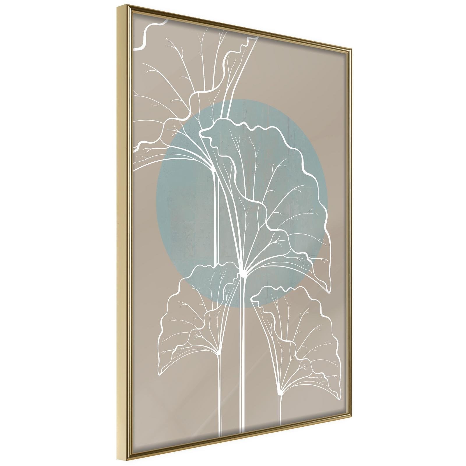 Inramad Poster / Tavla - Miraculous Plant-Poster Inramad-Artgeist-20x30-Guldram-peaceofhome.se
