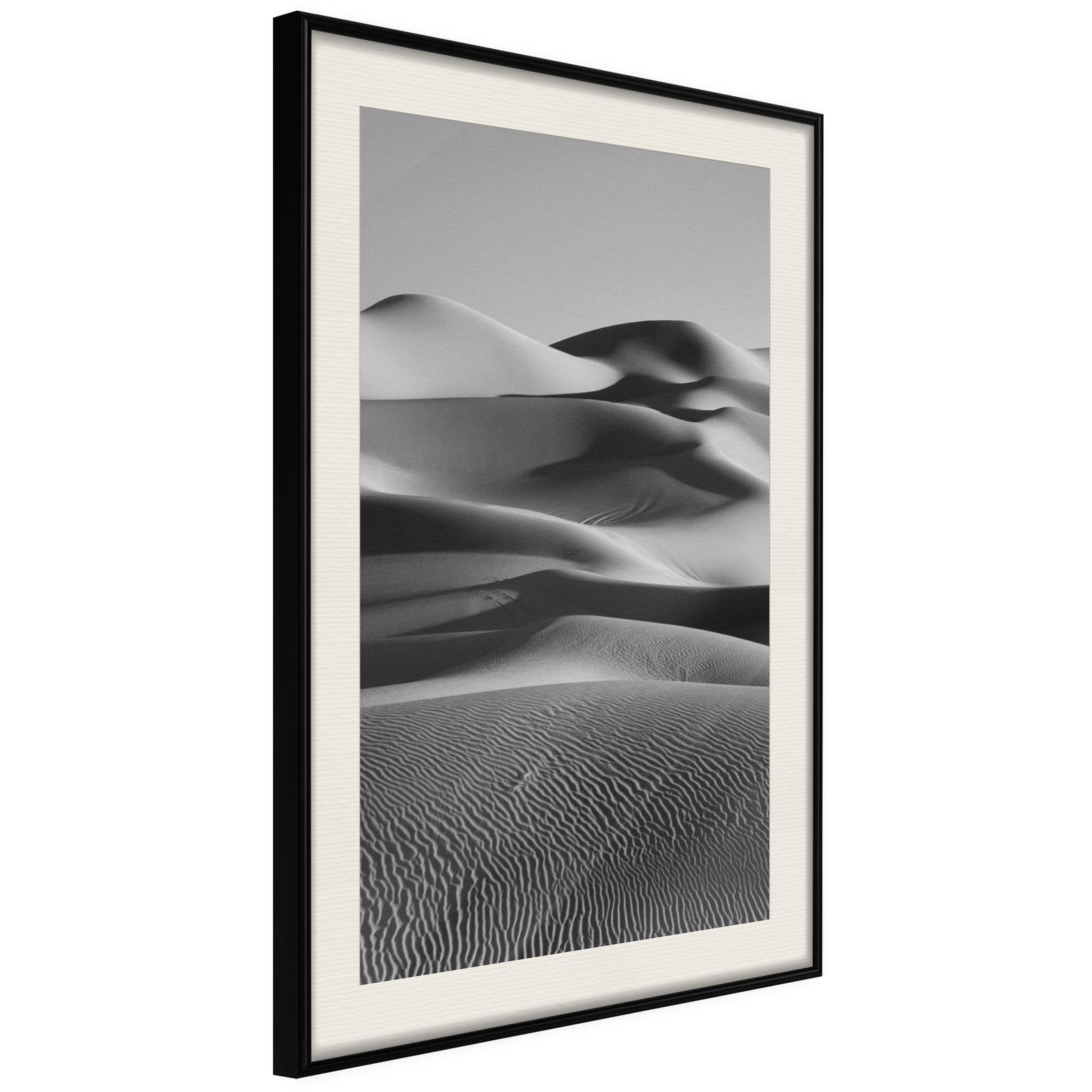 Inramad Poster / Tavla - Ocean of Sand II-Poster Inramad-Artgeist-20x30-Svart ram med passepartout-peaceofhome.se
