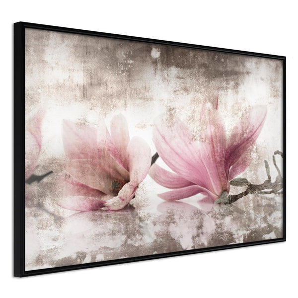 Inramad Poster / Tavla - Picked Magnolias-Poster Inramad-Artgeist-30x20-Svart ram-peaceofhome.se