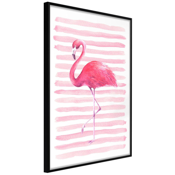 Inramad Poster / Tavla - Pink Madness-Poster Inramad-Artgeist-20x30-Svart ram-peaceofhome.se