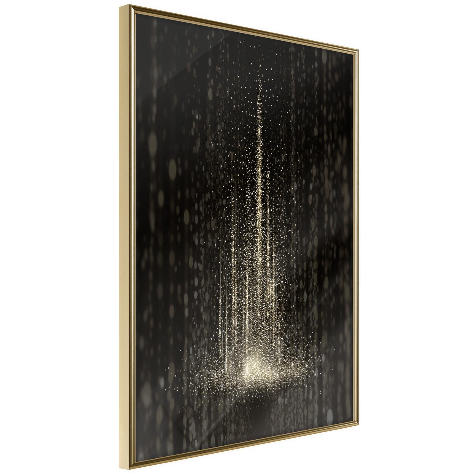 Inramad Poster / Tavla - Rain of Light-Poster Inramad-Artgeist-20x30-Guldram-peaceofhome.se