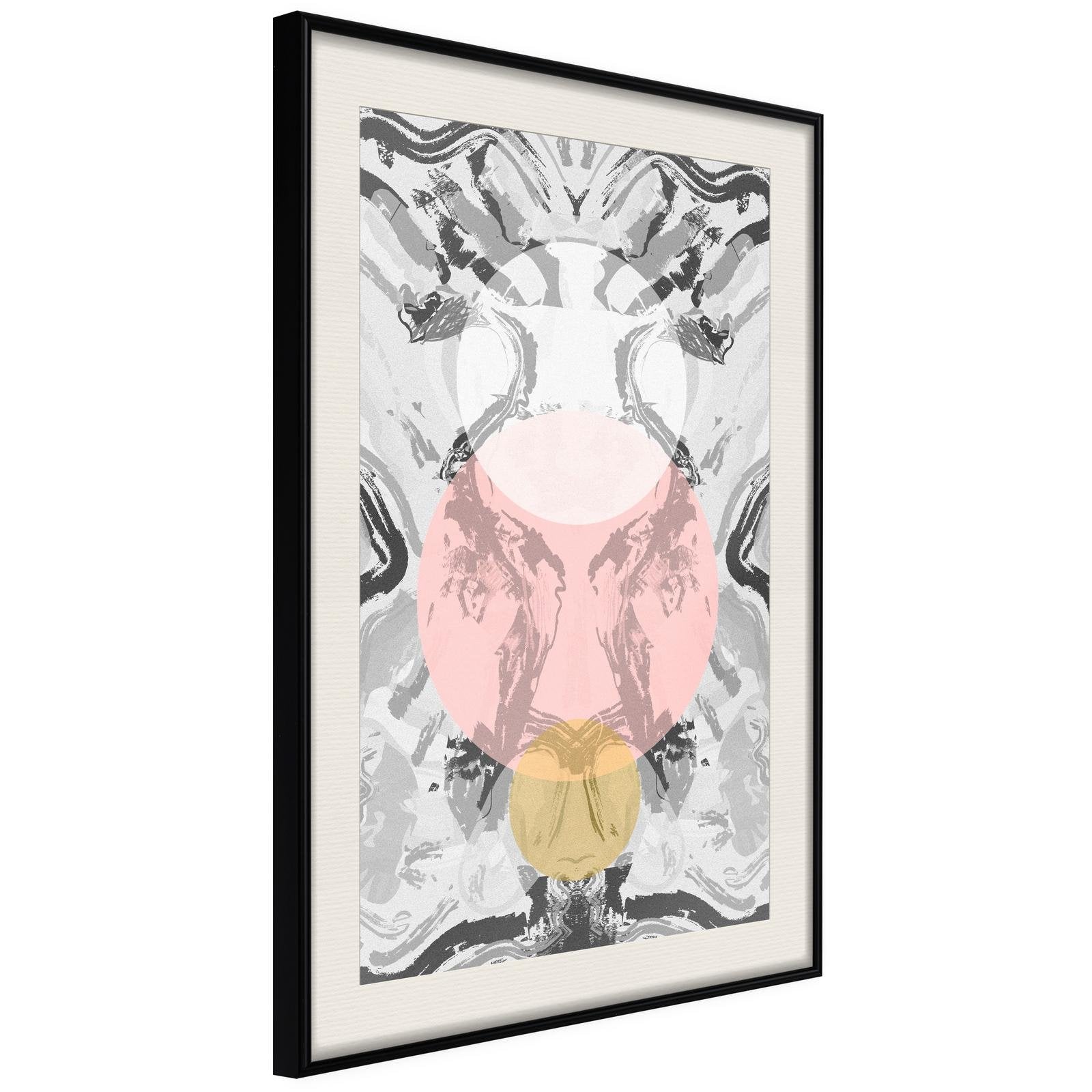 Inramad Poster / Tavla - Rise of the Three Suns-Poster Inramad-Artgeist-20x30-Svart ram med passepartout-peaceofhome.se