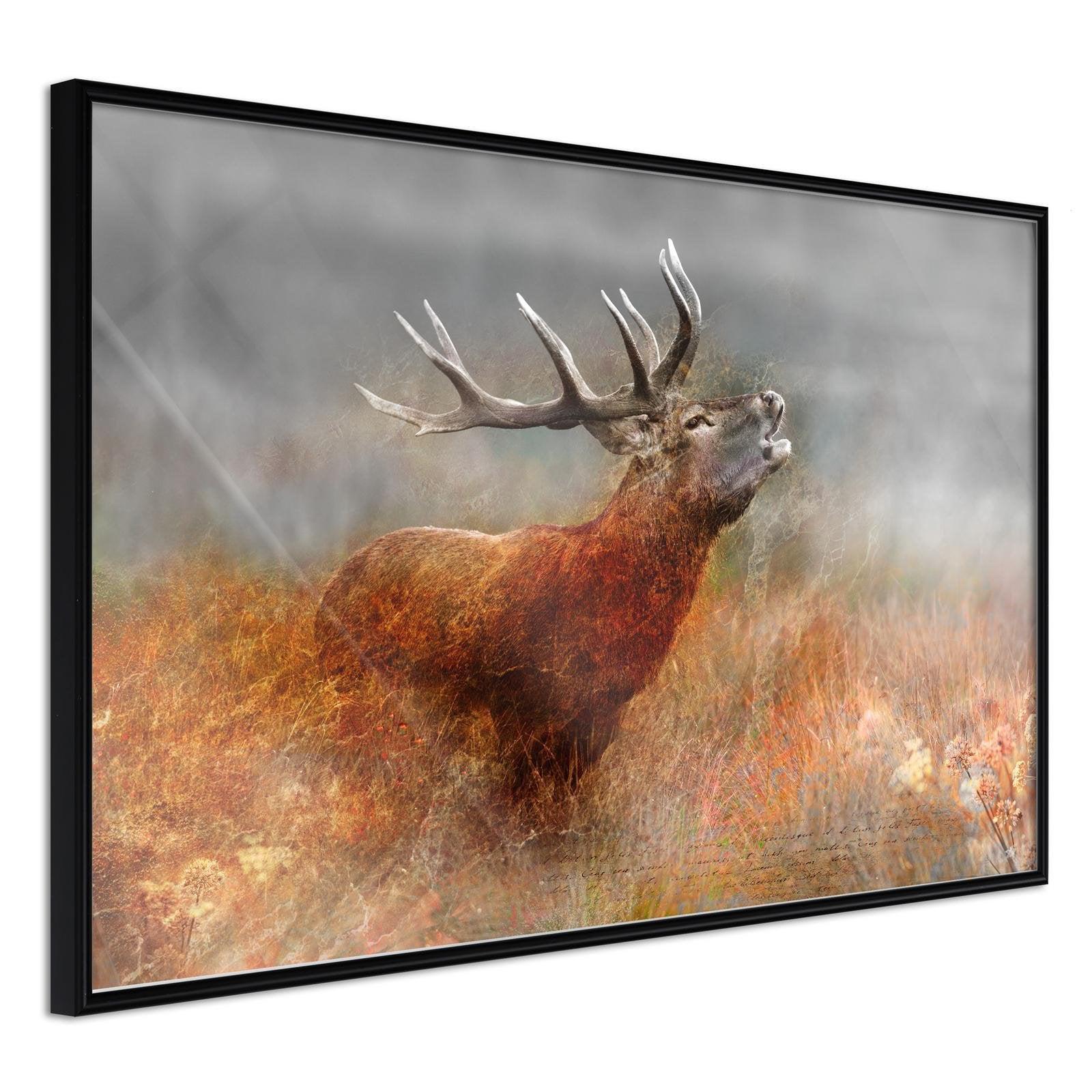 Inramad Poster / Tavla - Rut-Poster Inramad-Artgeist-30x20-Svart ram-peaceofhome.se