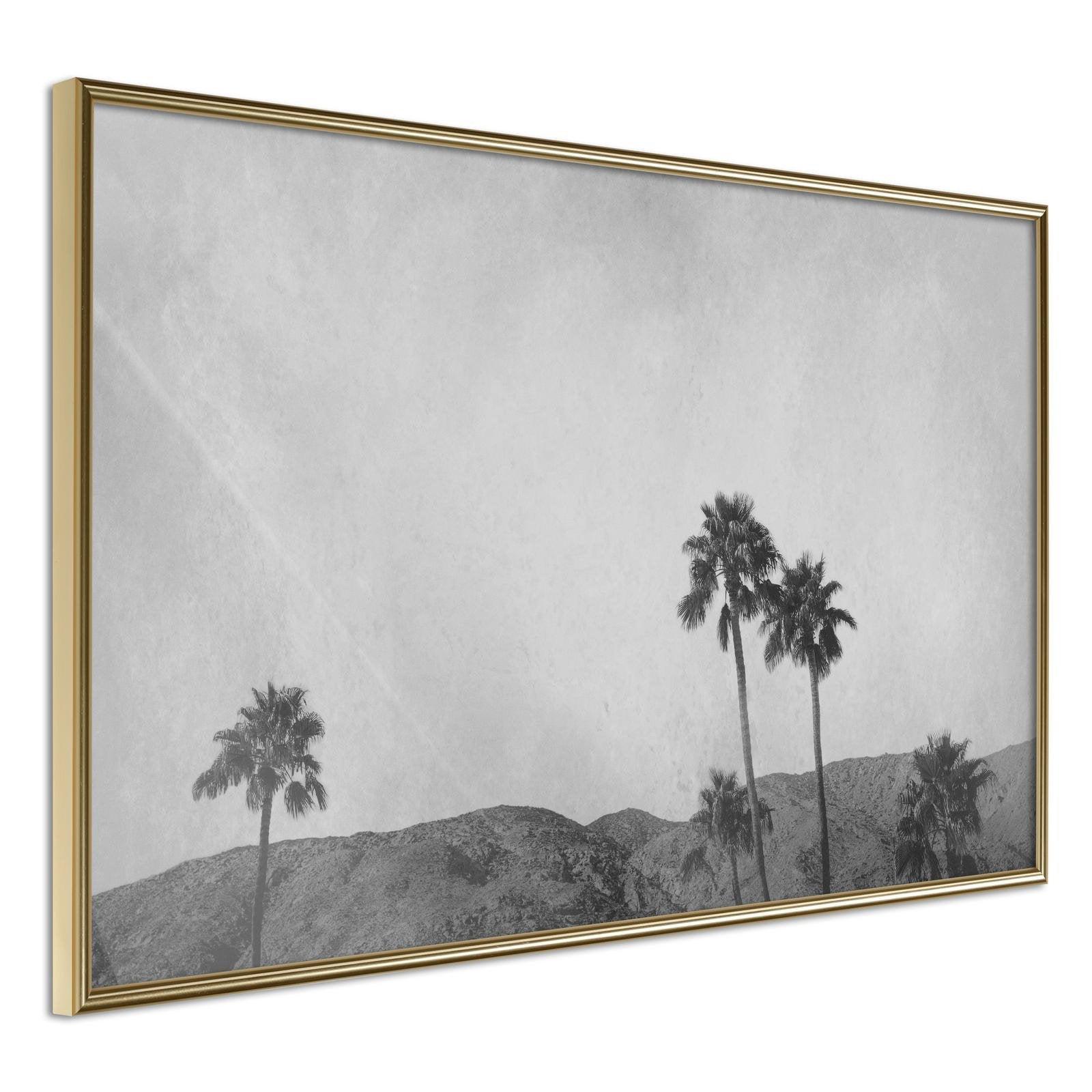 Inramad Poster / Tavla - Sky of California-Poster Inramad-Artgeist-30x20-Guldram-peaceofhome.se