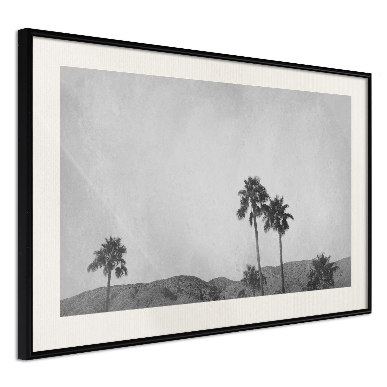 Inramad Poster / Tavla - Sky of California-Poster Inramad-Artgeist-30x20-Svart ram med passepartout-peaceofhome.se