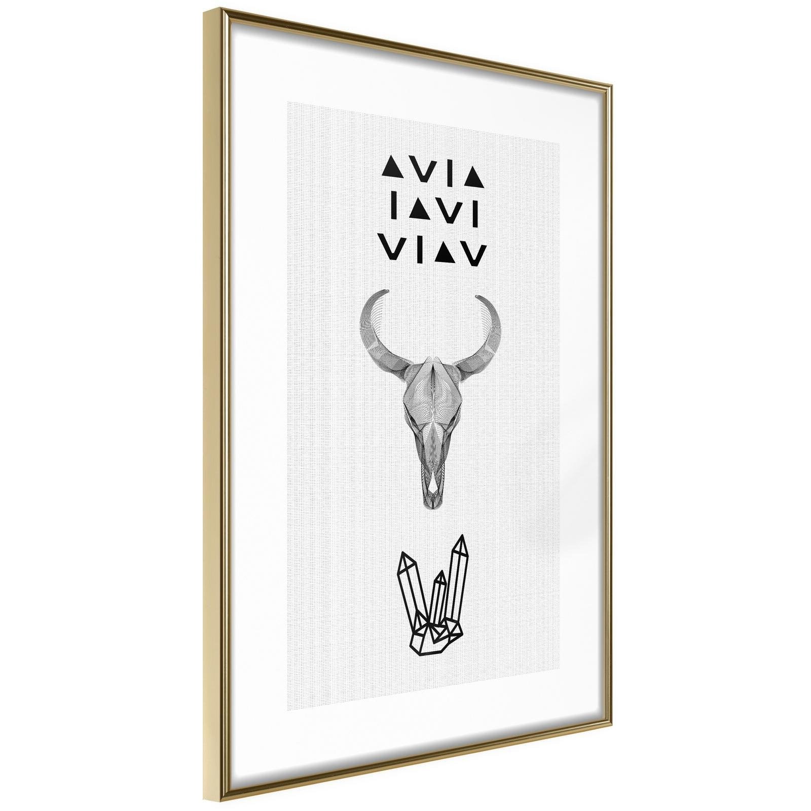 Inramad Poster / Tavla - Spirituality-Poster Inramad-Artgeist-20x30-Guldram-peaceofhome.se