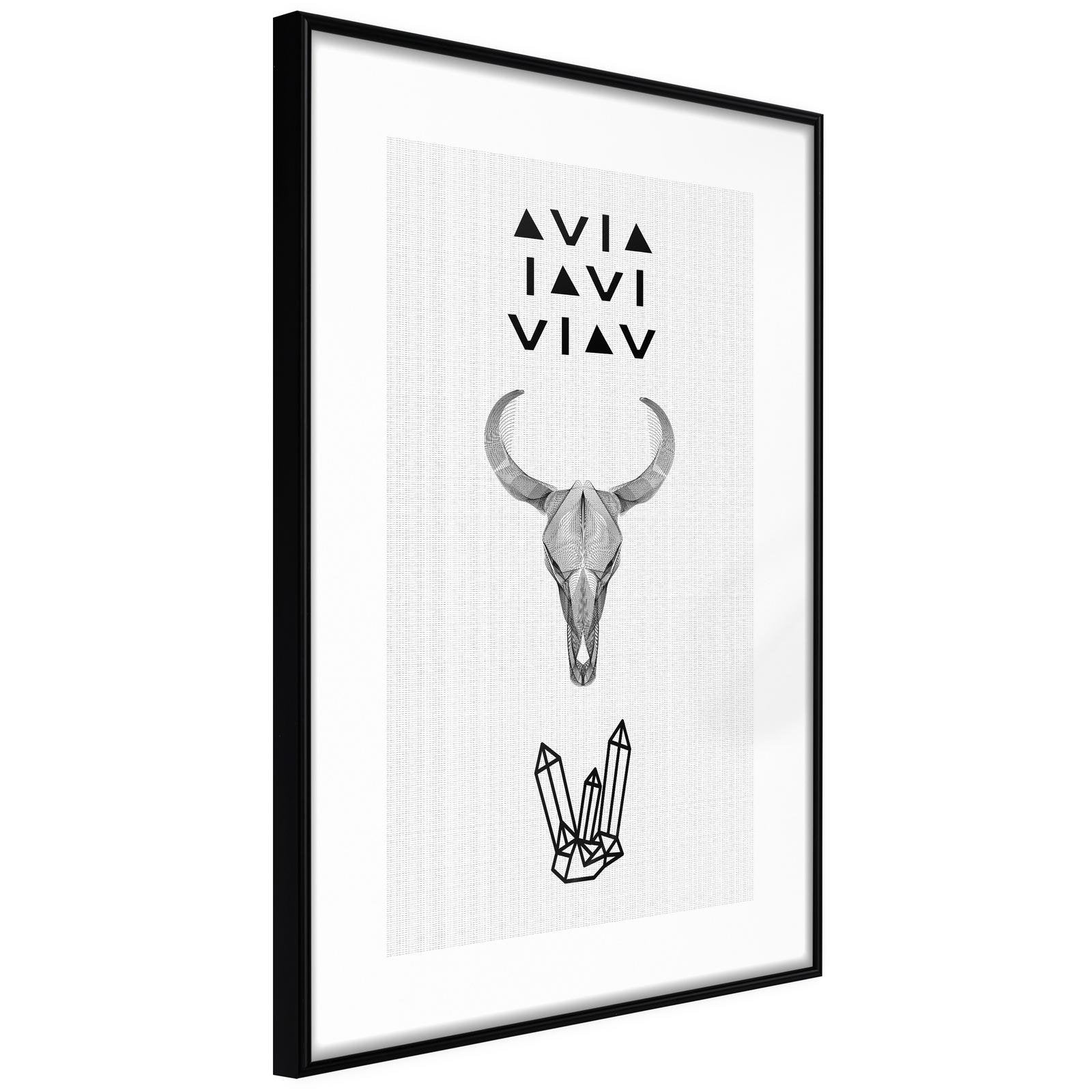 Inramad Poster / Tavla - Spirituality-Poster Inramad-Artgeist-20x30-Svart ram-peaceofhome.se