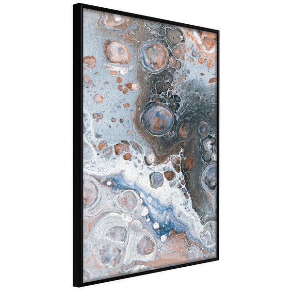 Inramad Poster / Tavla - Surface of the Unknown Planet II-Poster Inramad-Artgeist-20x30-Svart ram-peaceofhome.se