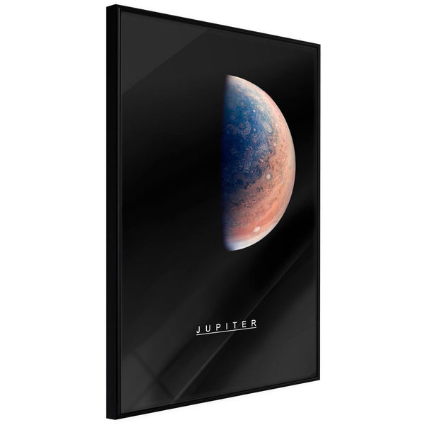 Inramad Poster / Tavla - The Solar System: Jupiter-Poster Inramad-Artgeist-20x30-Svart ram-peaceofhome.se