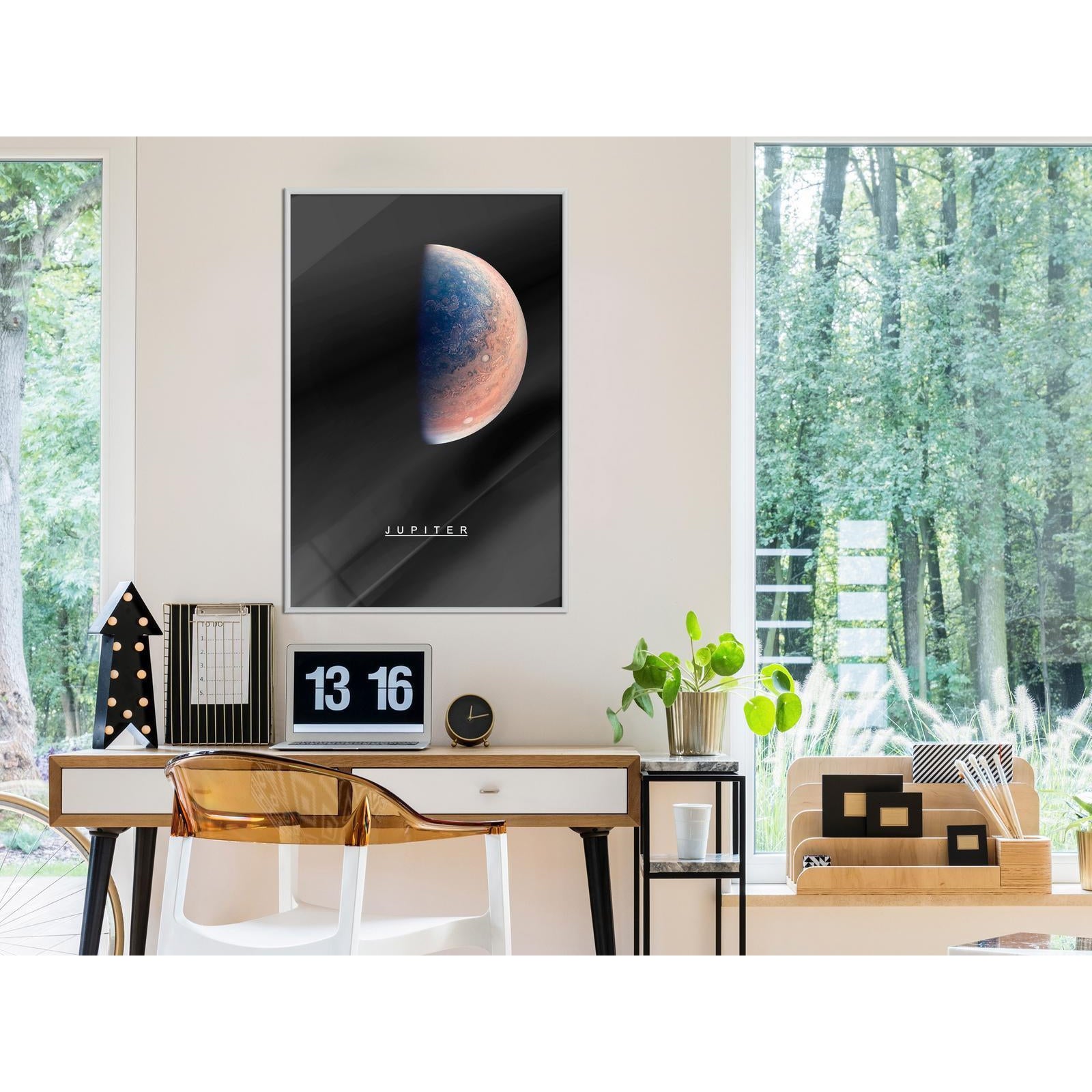 Inramad Poster / Tavla - The Solar System: Jupiter-Poster Inramad-Artgeist-peaceofhome.se