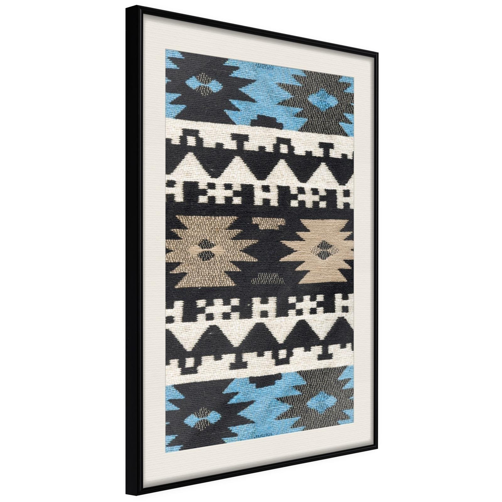 Inramad Poster / Tavla - Tribal Patterns-Poster Inramad-Artgeist-20x30-Svart ram med passepartout-peaceofhome.se