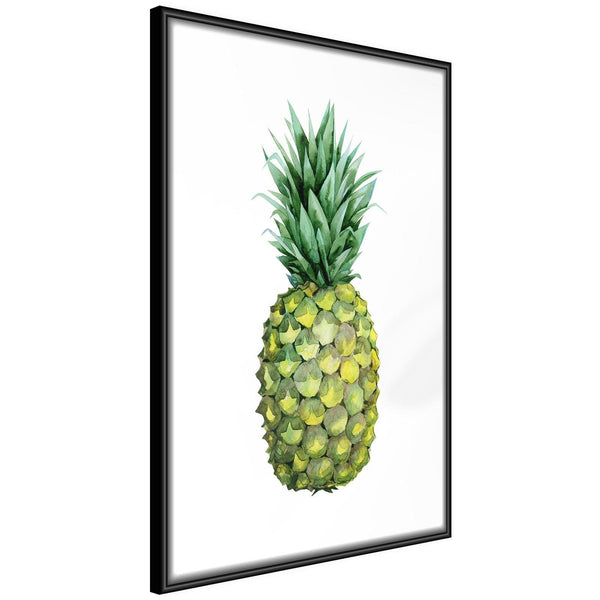 Inramad Poster / Tavla - Unripe Pineapple-Poster Inramad-Artgeist-60x90-Svart ram-peaceofhome.se