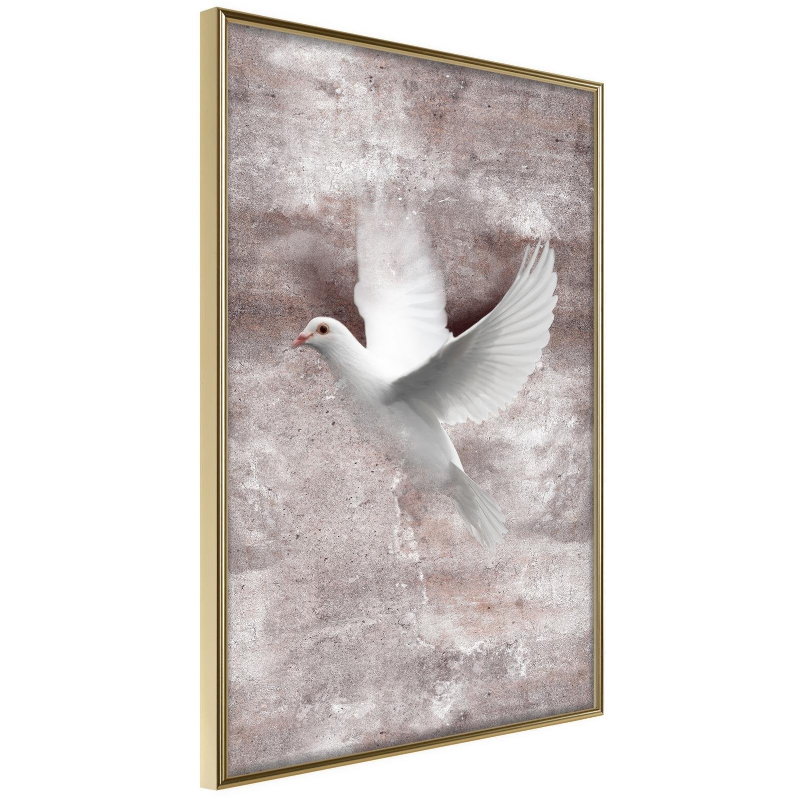 Inramad Poster / Tavla - White Dreams-Poster Inramad-Artgeist-20x30-Guldram-peaceofhome.se