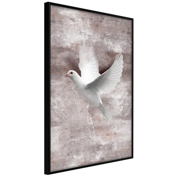 Inramad Poster / Tavla - White Dreams-Poster Inramad-Artgeist-20x30-Svart ram-peaceofhome.se