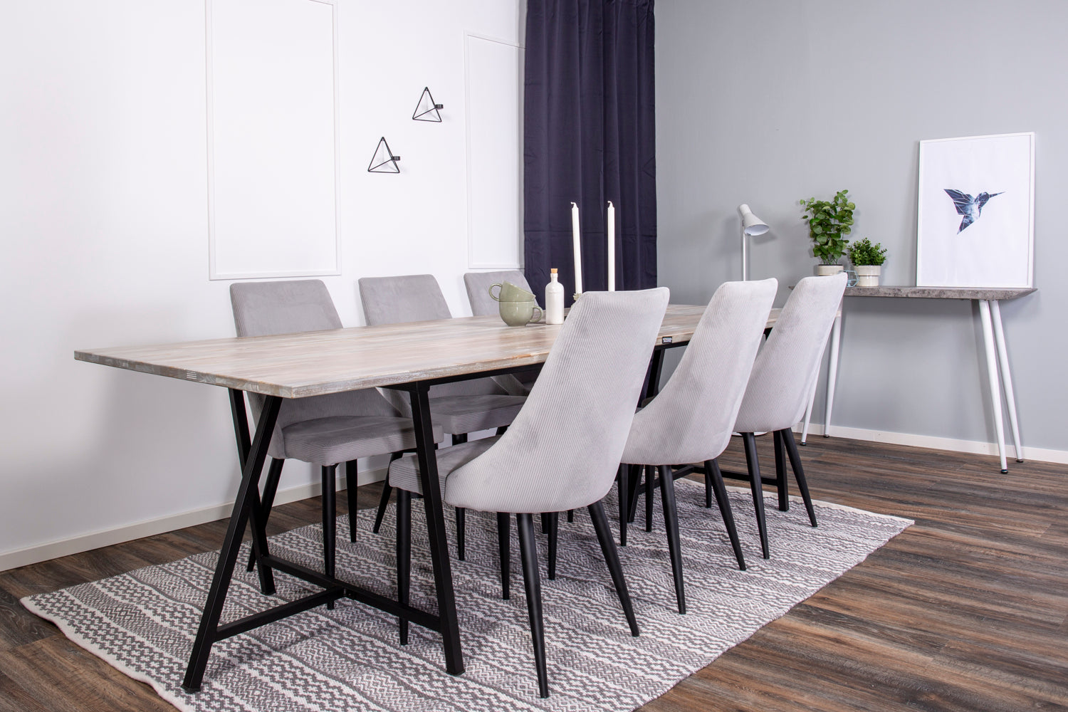 Jepara Rektangulär Matgrupp-GR Dining Set-Venture Home-peaceofhome.se