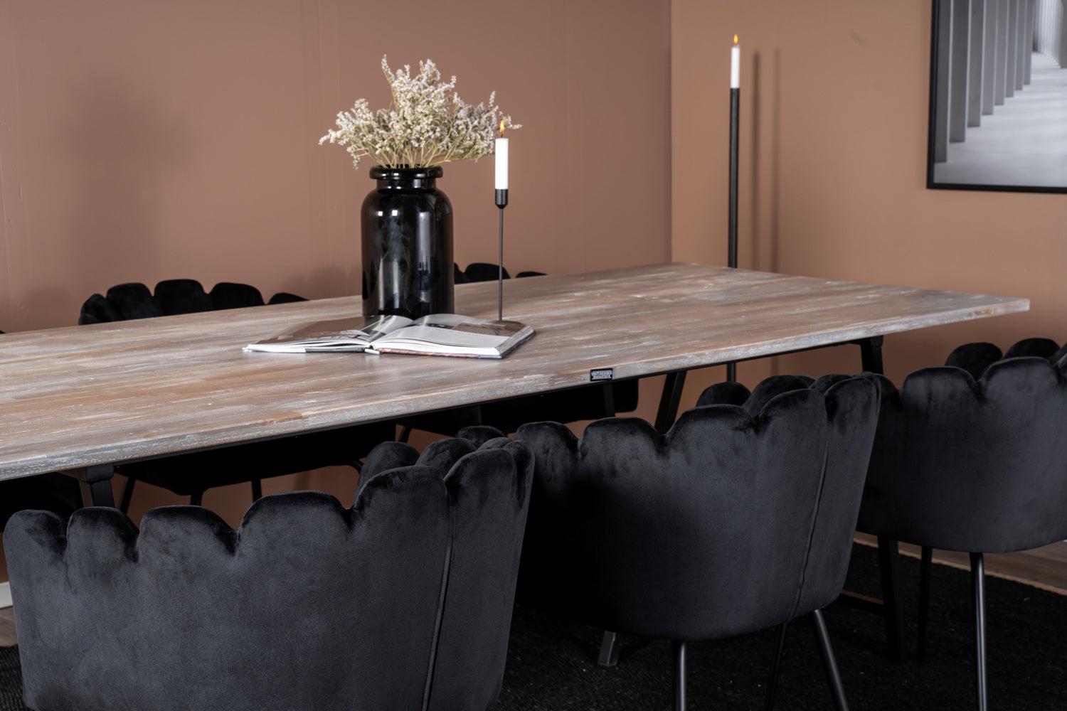 Jepara Rektangulär Matgrupp-GR Dining Set-Venture Home-peaceofhome.se