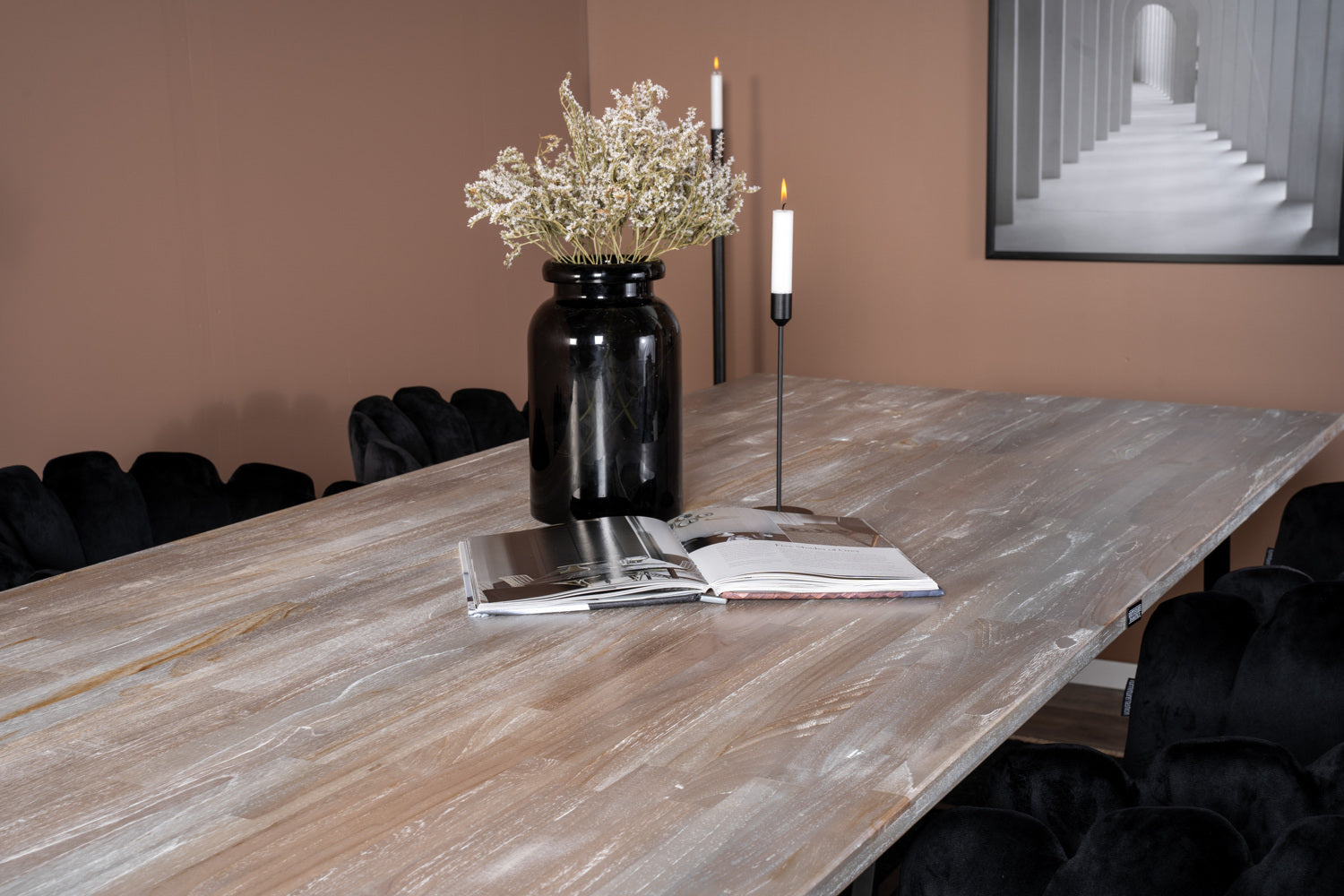 Jepara Rektangulär Matgrupp-GR Dining Set-Venture Home-peaceofhome.se