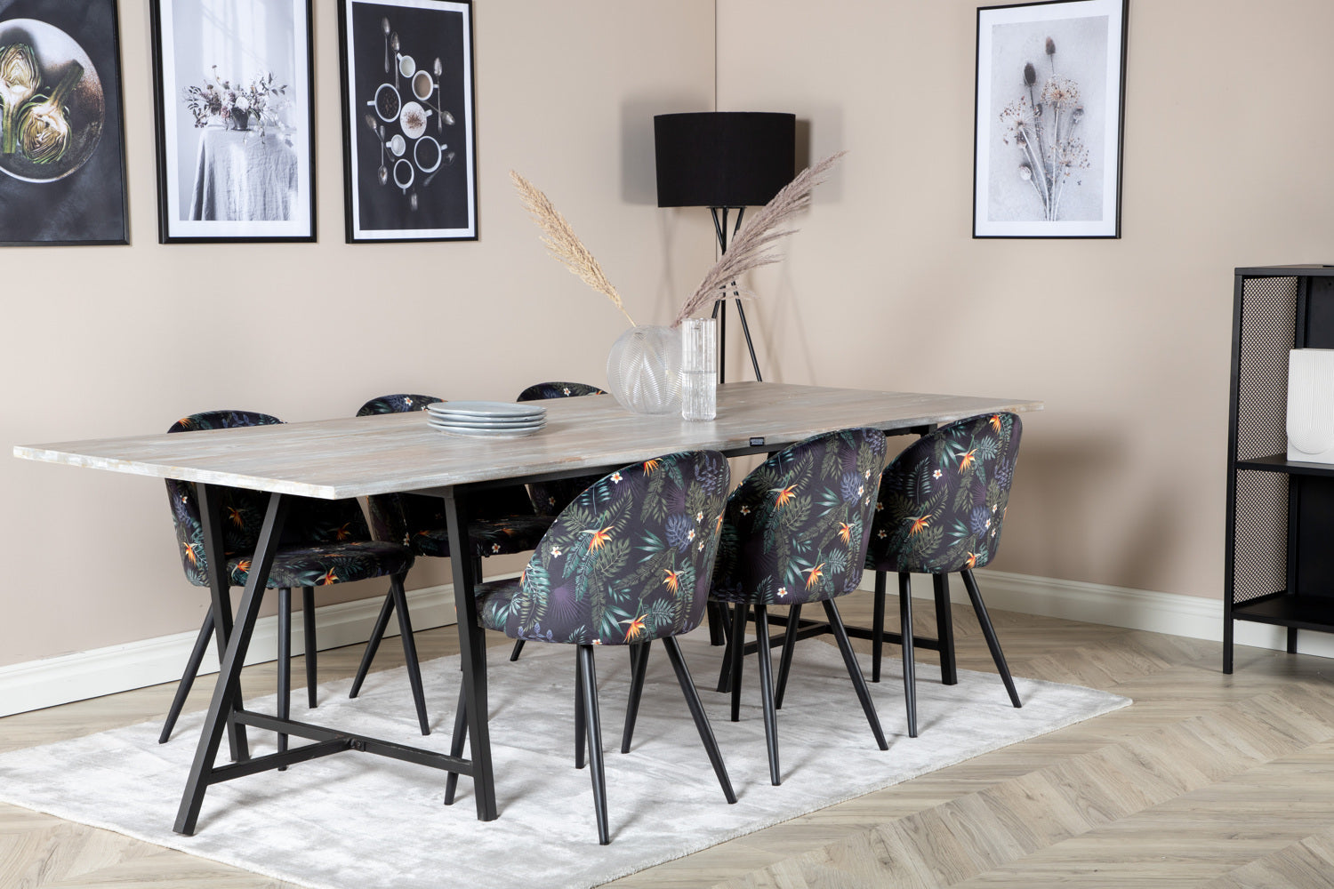Jepara Rektangulär Matgrupp-GR Dining Set-Venture Home-peaceofhome.se