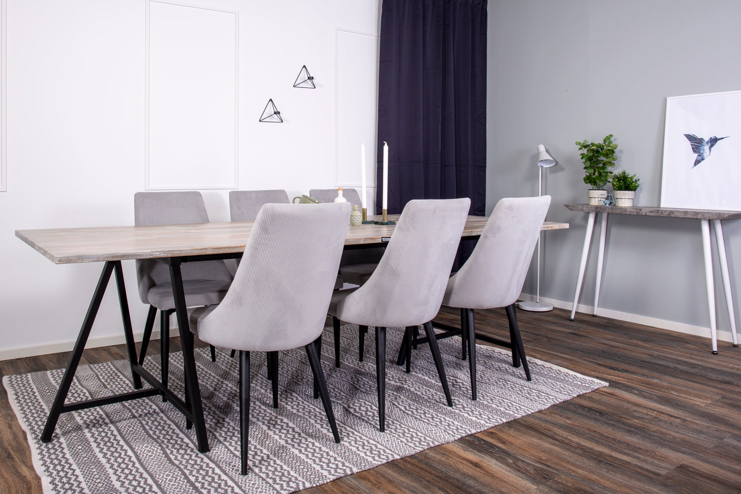 Jepara Rektangulär Matgrupp-GR Dining Set-Venture Home-peaceofhome.se