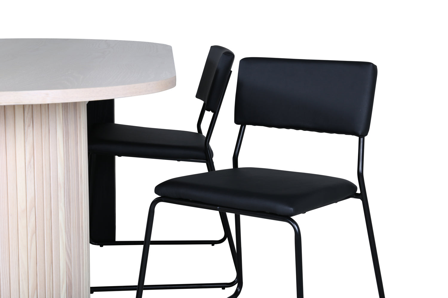 KENTH BIANCA Matbord 200x90 + 4 stolar-Venture Home-peaceofhome.se