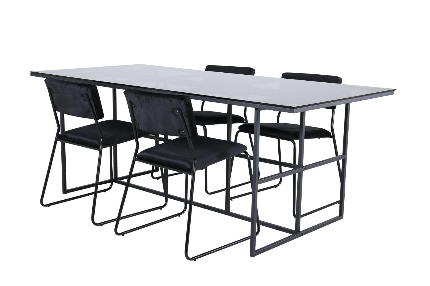 KENTH LEIF Matbord 200x90 + 4 stolar-Venture Home-peaceofhome.se