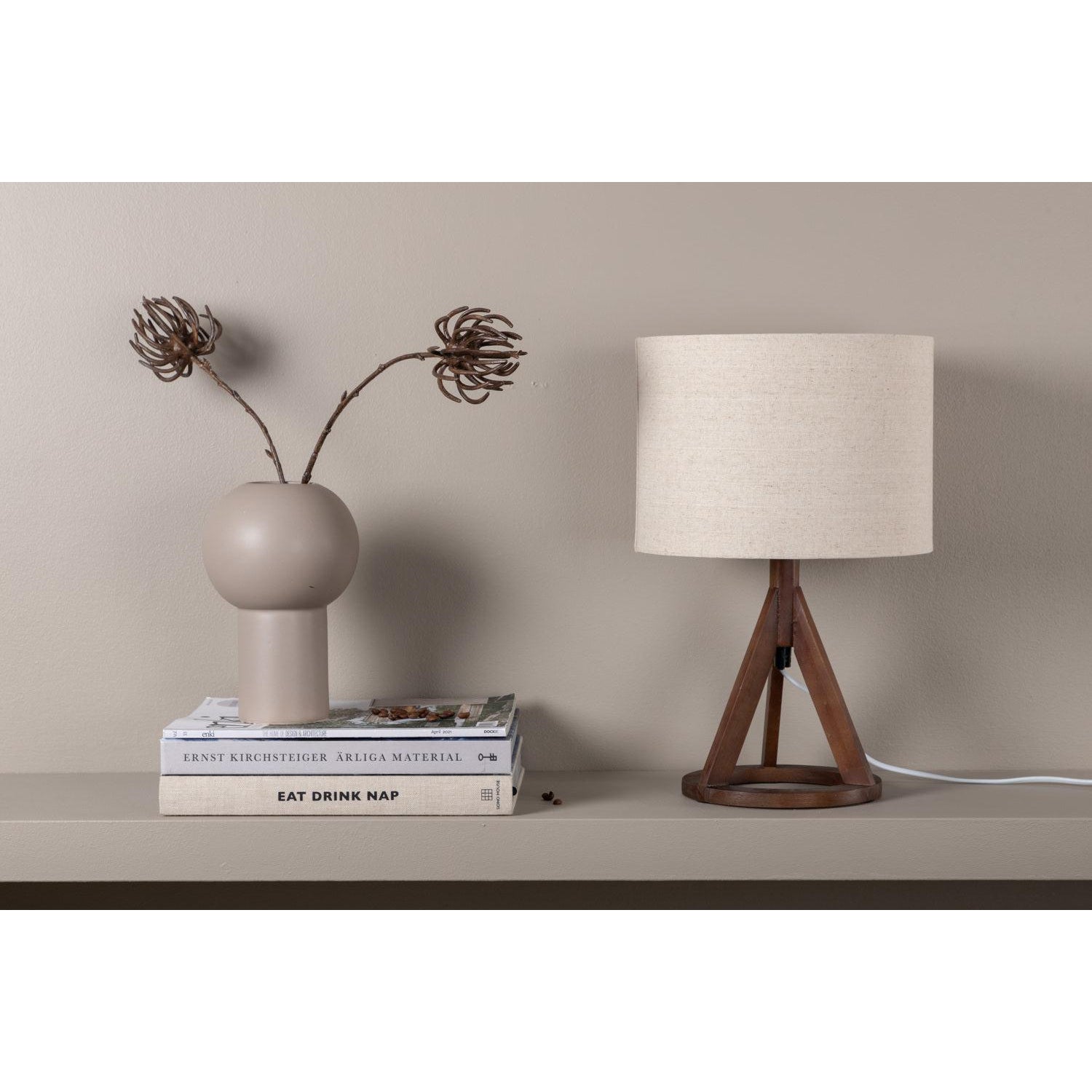 KONA Bordslampa - Brun-Bordslampa-Venture Home-peaceofhome.se