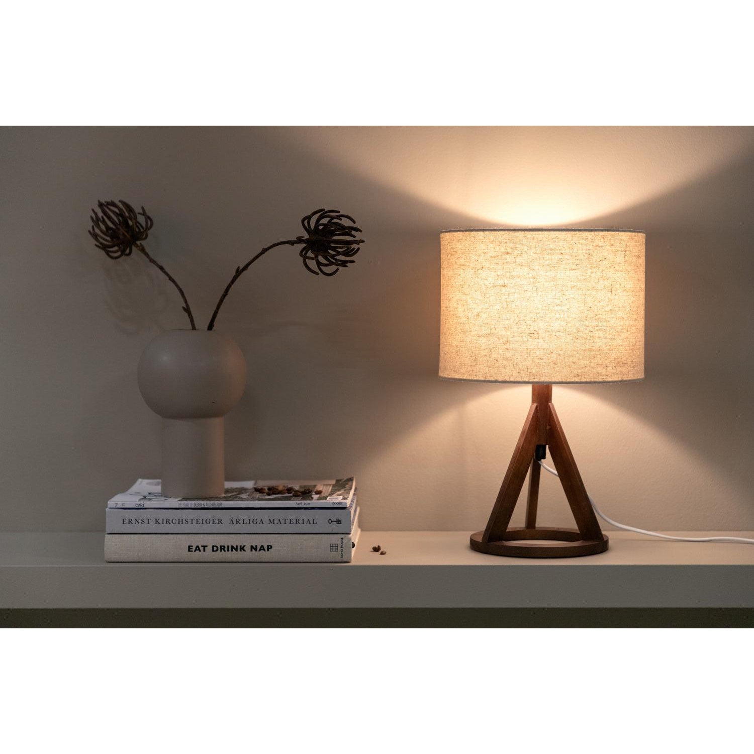 KONA Bordslampa - Brun-Bordslampa-Venture Home-peaceofhome.se