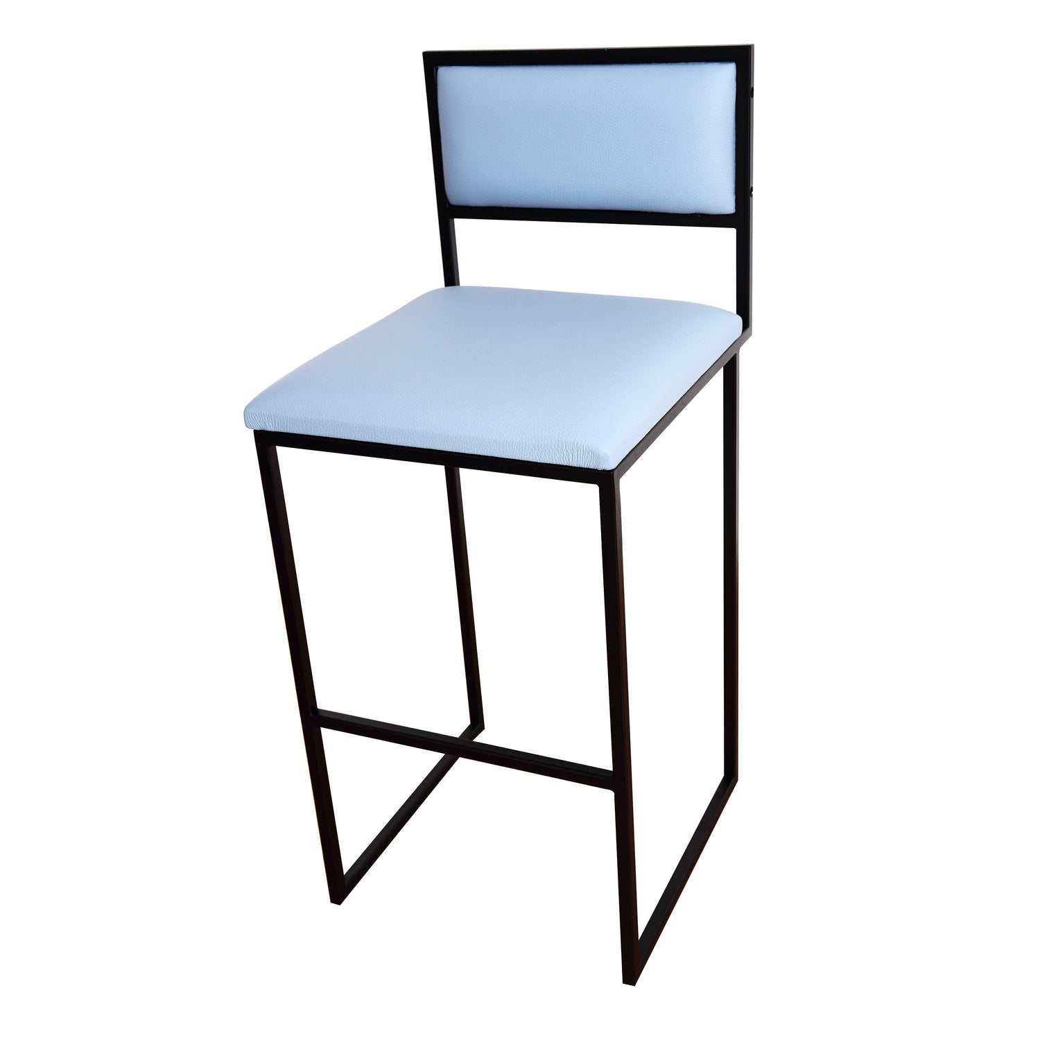 KRALJEVIC BAR CHAIR Barstol med dynor i skinn-Barstol-Kraljevic Design-peaceofhome.se