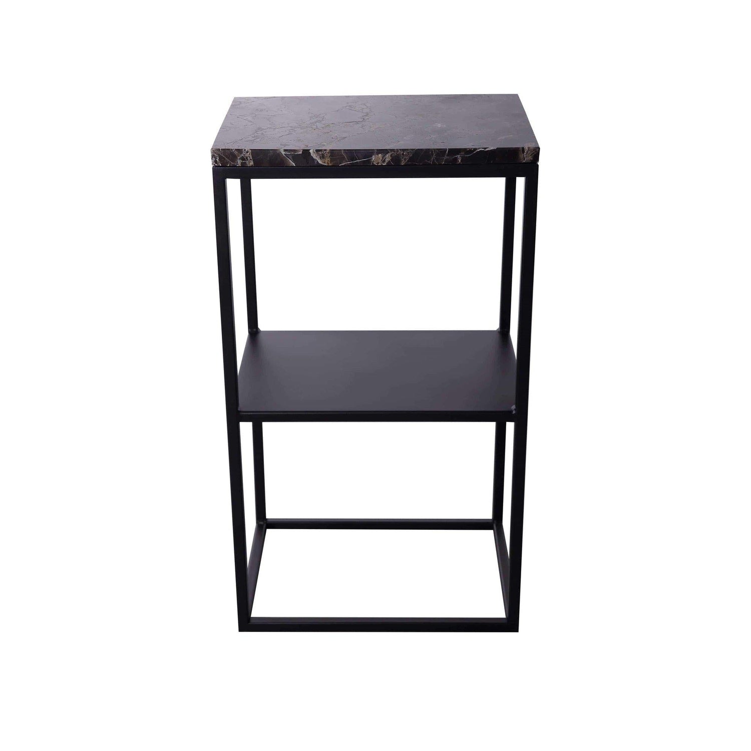 KRALJEVIC BEDSIDE Sängbord med hyllpan - Marmor-Sängbord-Kraljevic Design-peaceofhome.se