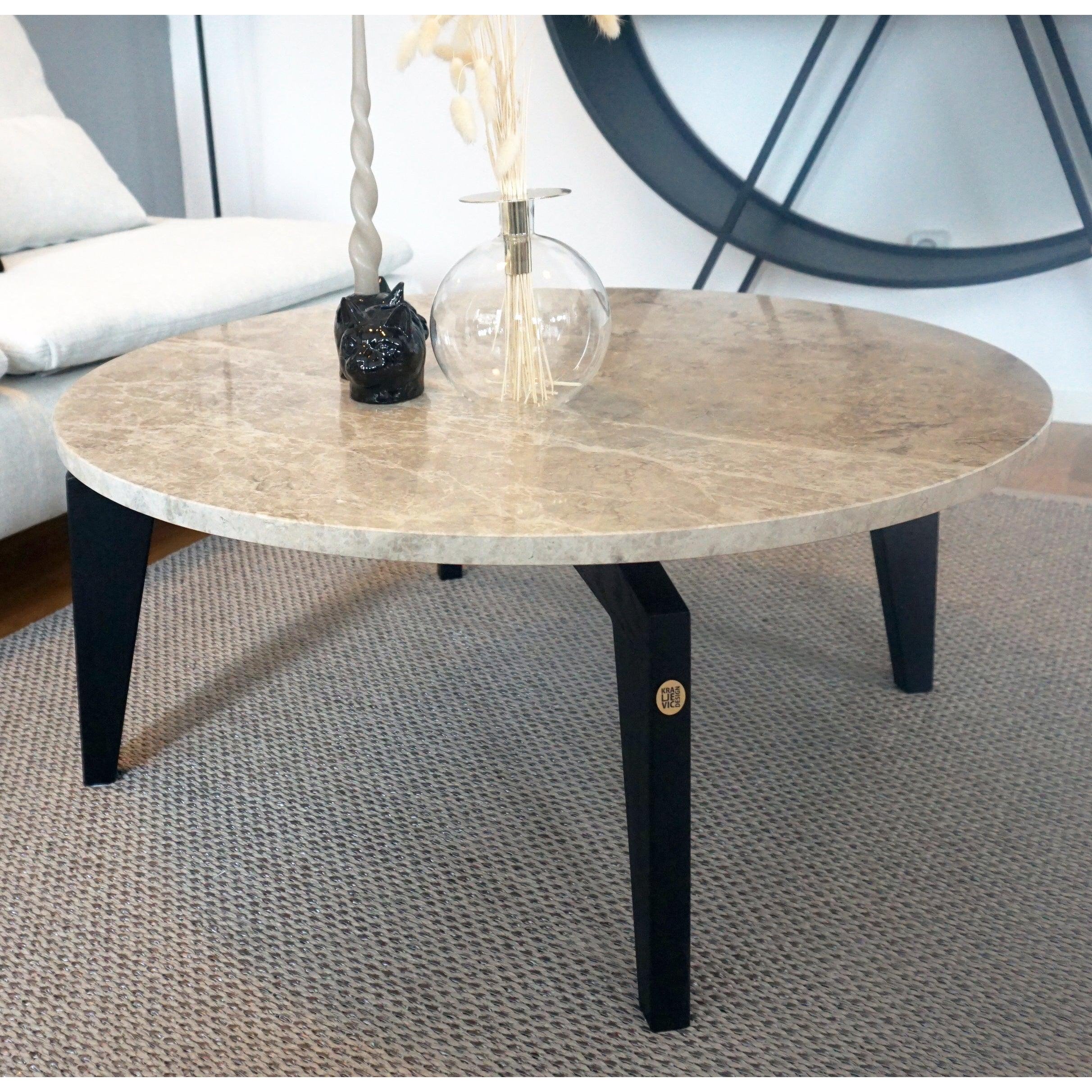 KRALJEVIC SINIJA Soffbord - Marmor-Soffbord-Kraljevic Design-peaceofhome.se