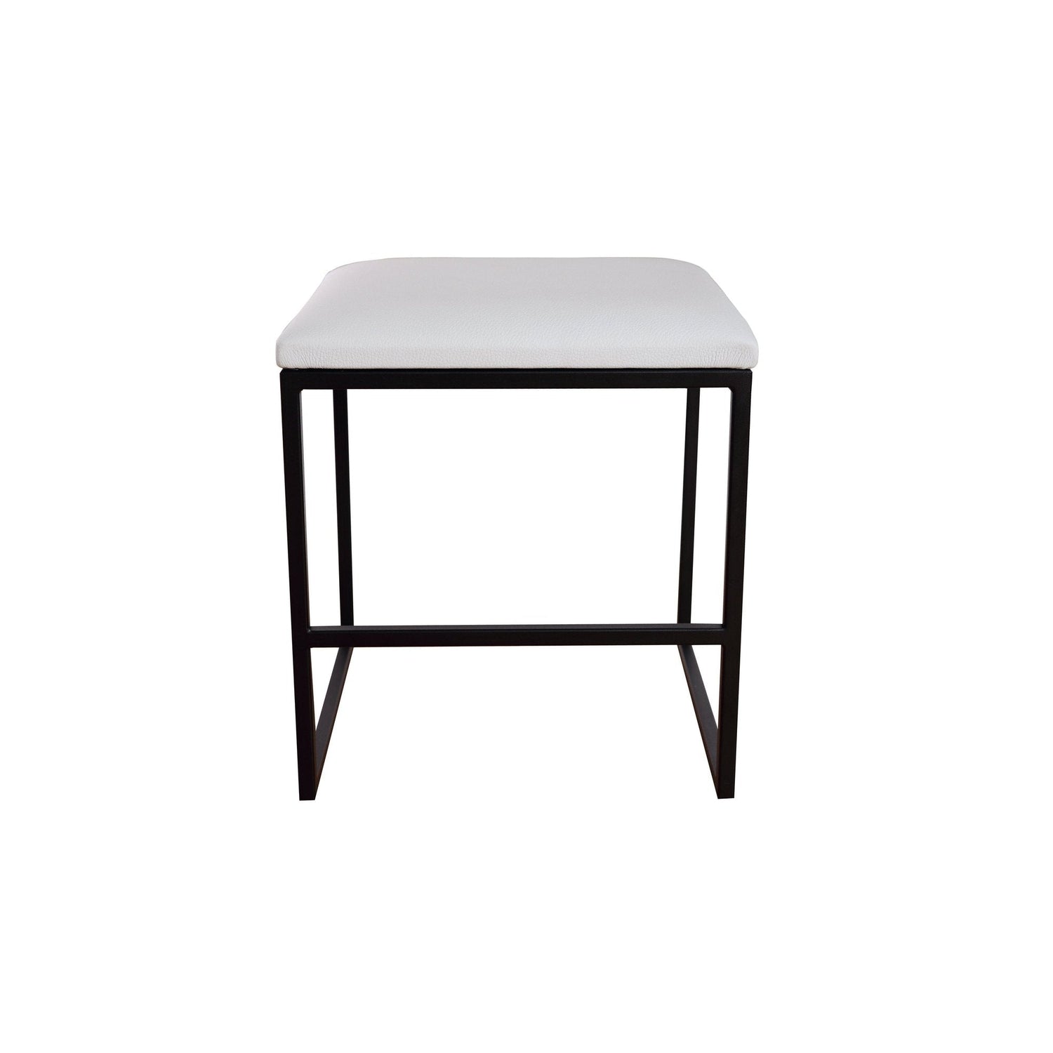 KRALJEVIC STOOL Pall med dyna i skinn-Pall-Kraljevic Design-peaceofhome.se
