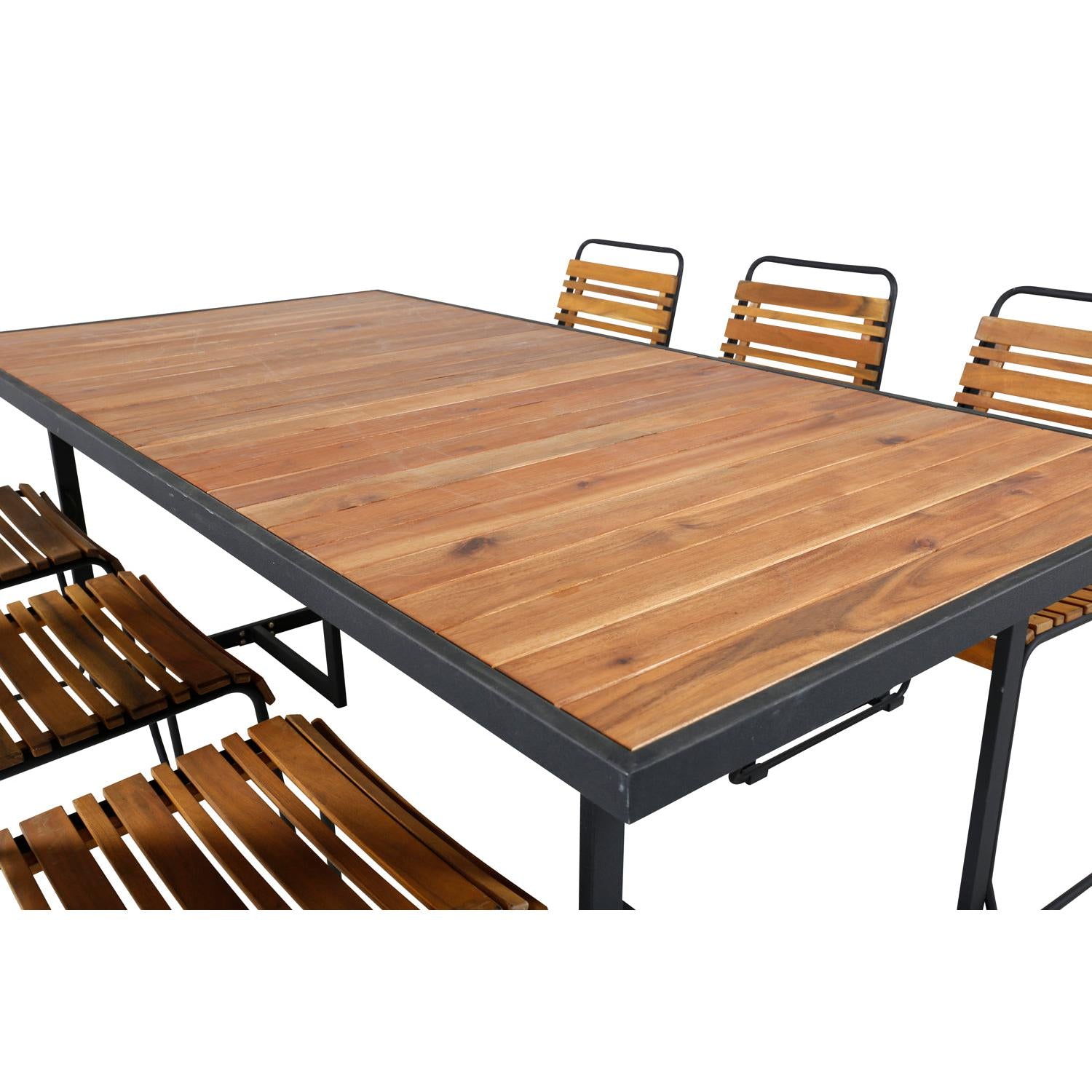 Khung Rektangulär Matgrupp-Table Set-Venture Home-peaceofhome.se