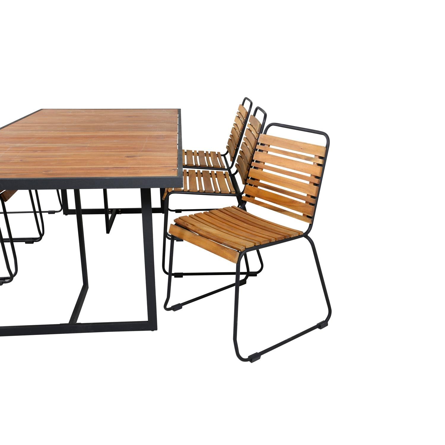 Khung Rektangulär Matgrupp-Table Set-Venture Home-peaceofhome.se
