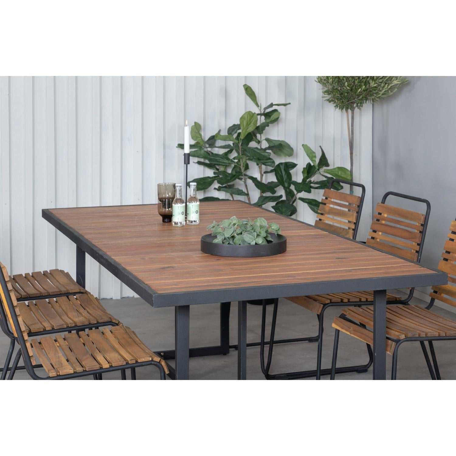 Khung Rektangulär Matgrupp-Table Set-Venture Home-peaceofhome.se
