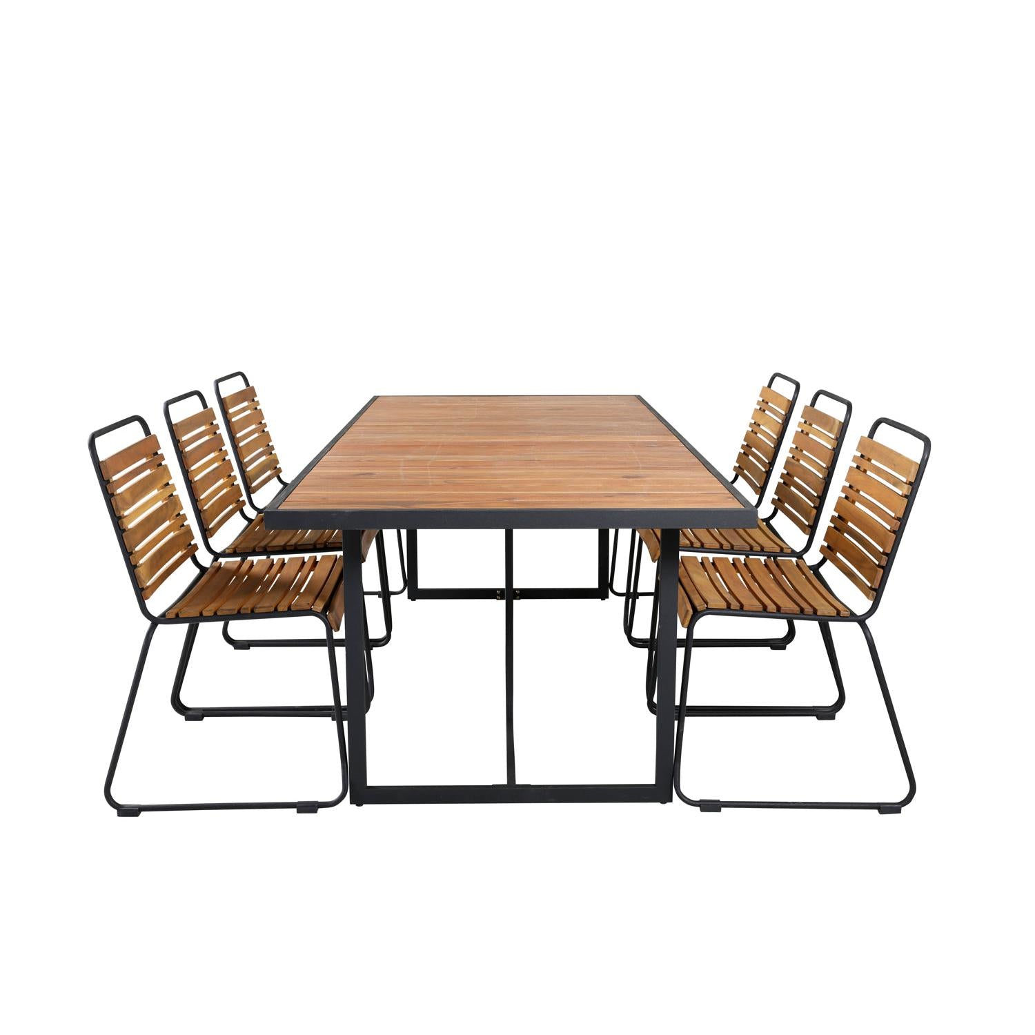 Khung Rektangulär Matgrupp-Table Set-Venture Home-peaceofhome.se