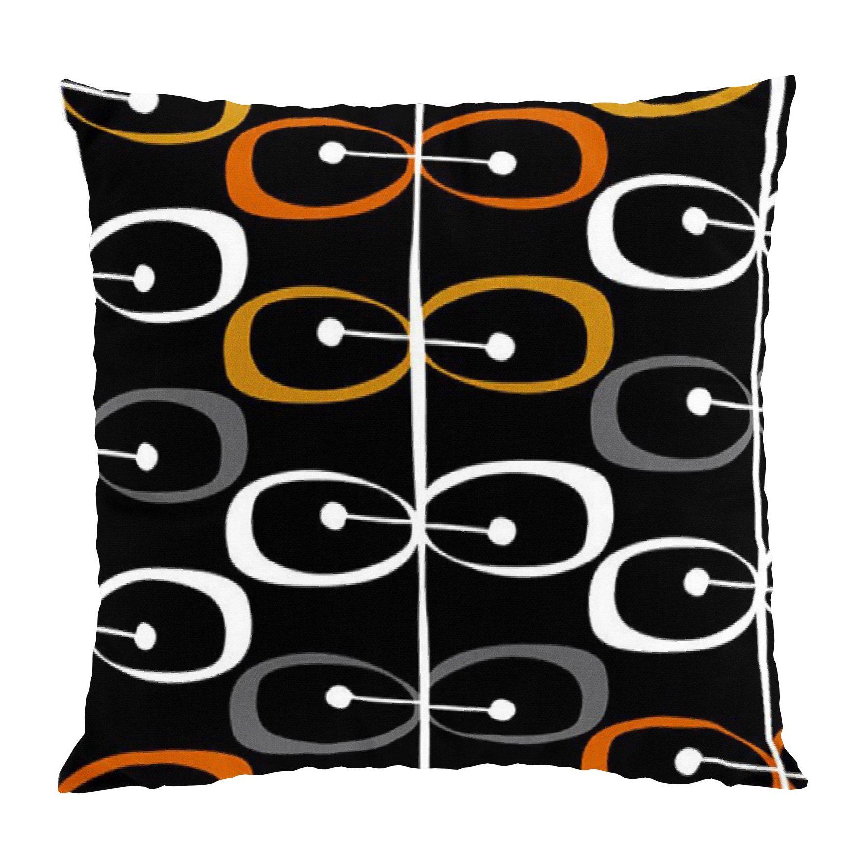 Kiwi Kuddfodral 47x47 cm-Kuddfodral-Arvidssons Textil-Svart-peaceofhome.se