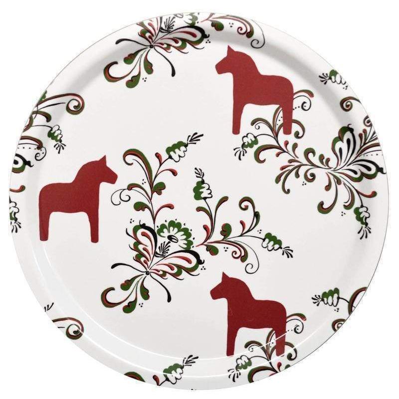 Kurbits Bricka - Rund Bricka 31 cm Ø-Bricka-Arvidssons Textil-peaceofhome.se