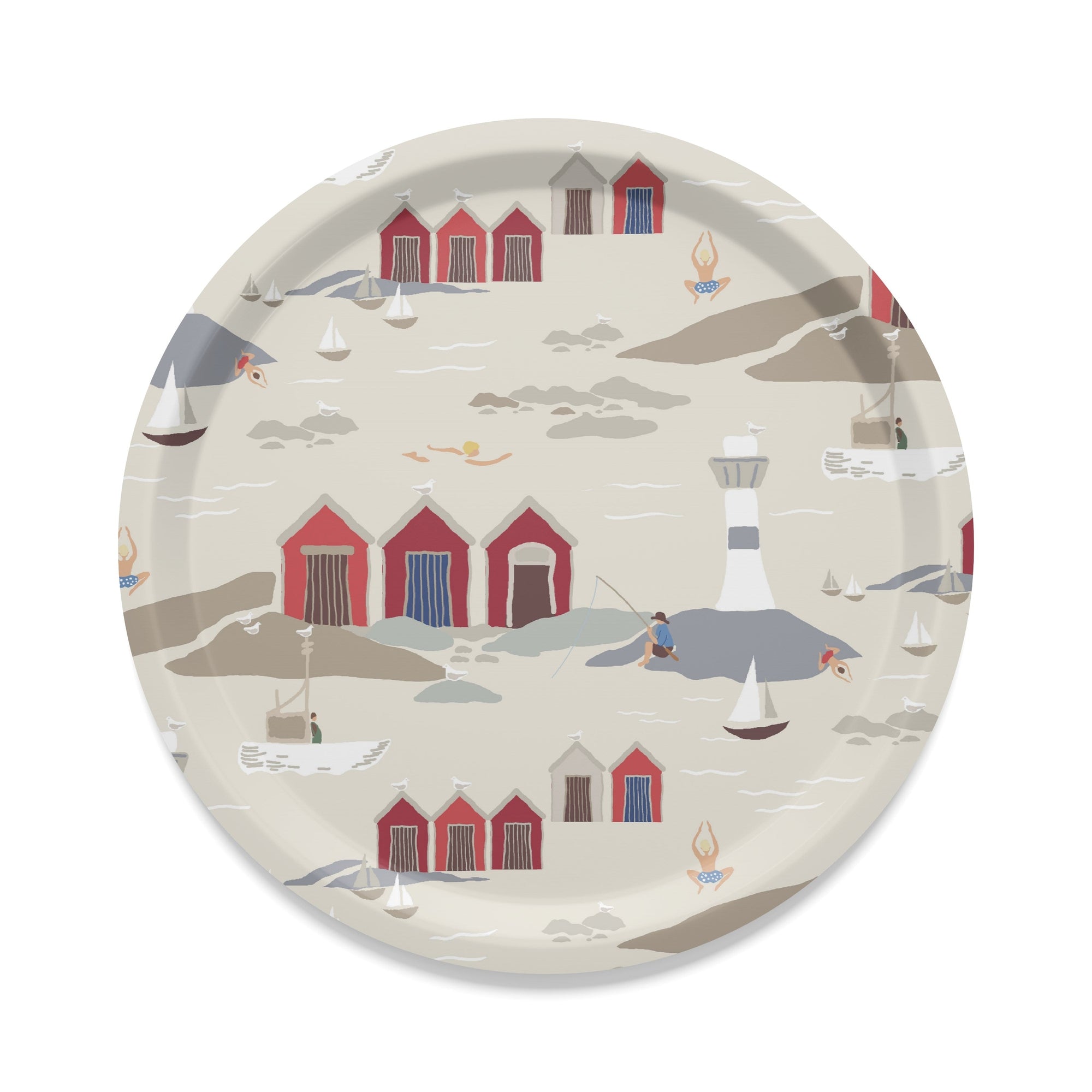 Kust Rund Bricka 31 cm-Bricka-Arvidssons Textil-peaceofhome.se