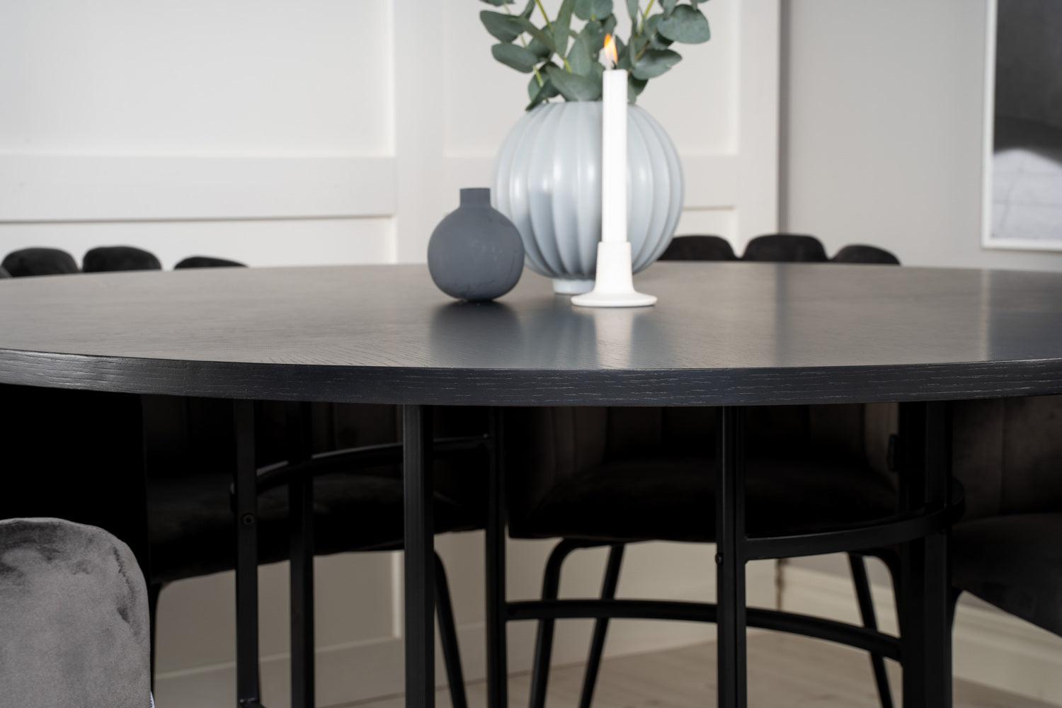 LIMHAMN COPENHAGEN Matbord ø140 + 6 stolar-Venture Home-peaceofhome.se