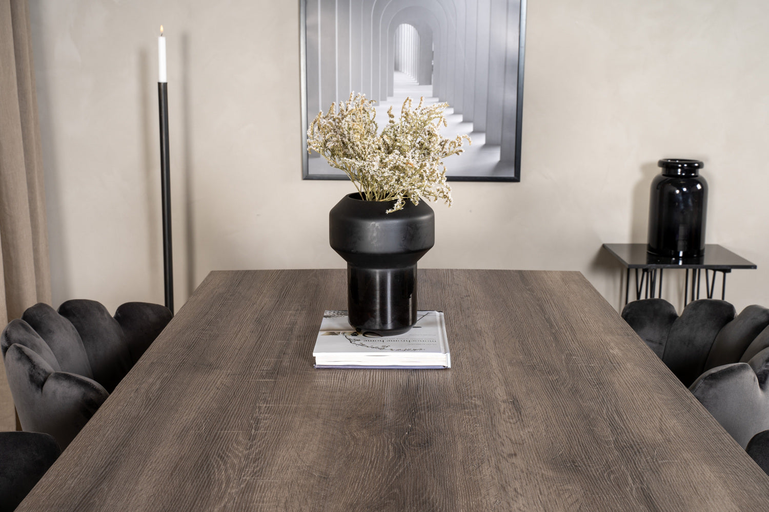 LIMHAMN MARINA Matbord 180x90 + 4 stolar-Venture Home-peaceofhome.se